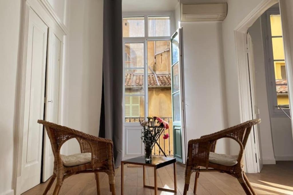 Homelivia, Vieux Nice, Appartement De Charme, Clim Balcon Buitenkant foto