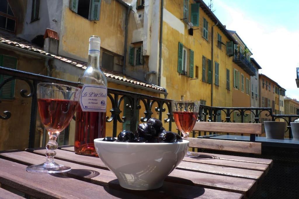 Homelivia, Vieux Nice, Appartement De Charme, Clim Balcon Buitenkant foto
